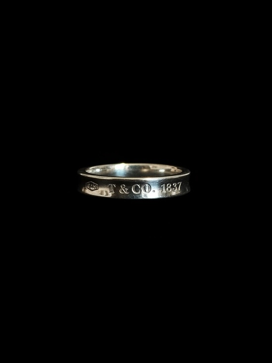 Tiffany & Co. Jewelry - Tiffany & Co. 1837 Narrow Band Ring, Sterling silver